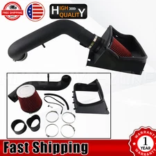 Black Cold Air Intake System Filter Heat Shield for 2011-2014 Ford F150 5.0L V8