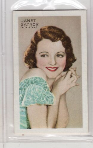 Gallaher Screen & Stage Champions 1934 #41 Janet Gaynor - Picture 1 of 2