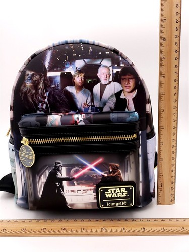 Loungefly STAR WARS IV Mini Backpack Disney w/ Tags - Picture 14 of 14