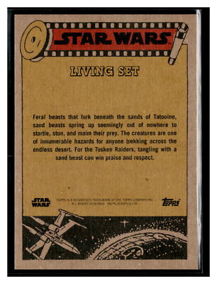 その他 Topps Star Wars Living Set #446 Star Wars Living Set #446 Tatooine Sand Beast | eBay