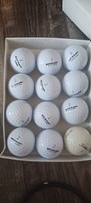 12 VTG Golf Ball Lot Dunlop, Titleist 1,2,4