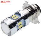 1Pcs 6V 12V P15D-25-3 LED Motorcycle Headlight Globe Bulb 12SMD White Motorbike