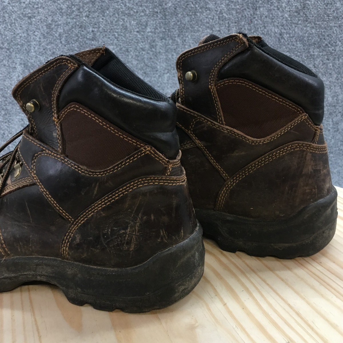 Red Wing Irish Setter Work Boots Mens 13 D Ely Brown Leather 
