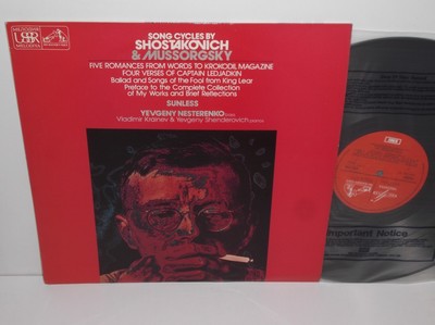 ASD 3700 Liederzyklen von Schostakowitsch & Mussorgski sonnenlos Jewgeni Nesterenko