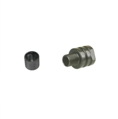 14x1 LH Thread to 5/8x24 TPI Convert Adapter With 5/8x24 Thread Protector