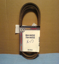 CUB CADET, MTD DRIVE BELT 4L x 84" . 954-04252, 754-04252 NEW OEM R-15,R-18