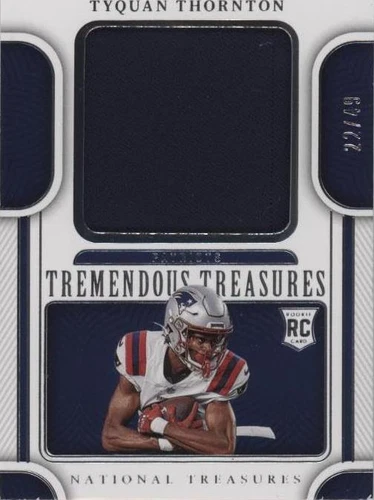 2022 Panini National Treasures Tyquan Thornton #TTR-TTH