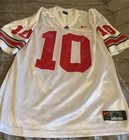 Ohio State Buckeyes Football Nike White #10 Xl Jersey Free Shipping