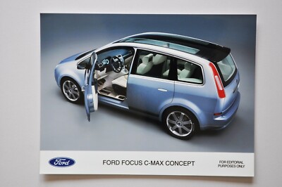 Car Press Photo - Ford Focus C-Max Concept (Prototype) - Blue - Side View