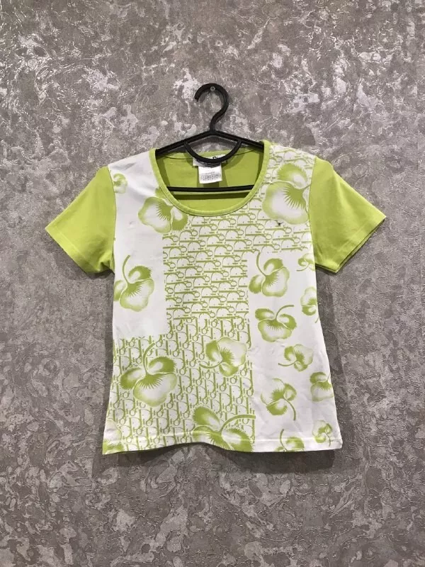 christian dior t shirt women monogram size 38 | eBay