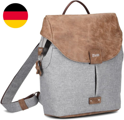 Zwei Damen City-Rucksack Olli OR8 Kleiner Rucksack 5 Liter Lederoptik Im Vintage