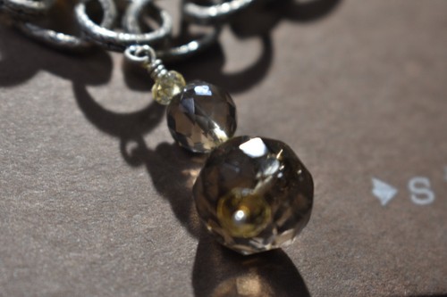 Silpada N1454 Smoky Quartz Citrine 17 in Necklace Sterling Silver Rare - Picture 4 of 12