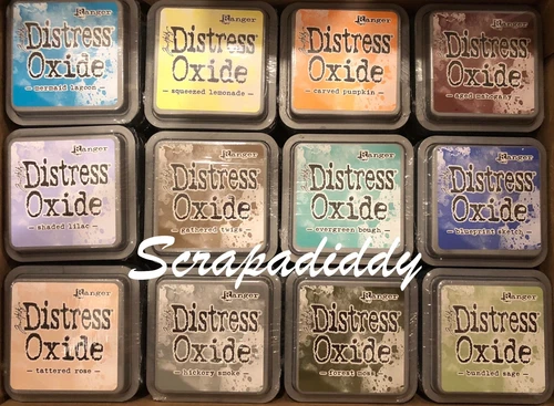 RELEASE 3- Ranger Tim Holtz DISTRESS OXIDE Ink Pads- ALL 12 Colors- IN STOCK