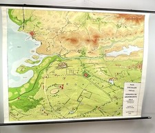 Geographical Basics II. Wall Map School Map Teaching Chart 128x185cm 146