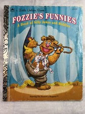 Vintage A Little Golden Book Fozzie’s Funnies Book Of Silly Jokes 1993 #1090