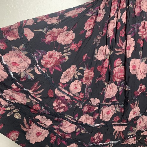Joyfolie Mia Joy Diana Black Faded Floral High Low Dress Big Girls Size 12 NWTs - Picture 7 of 11