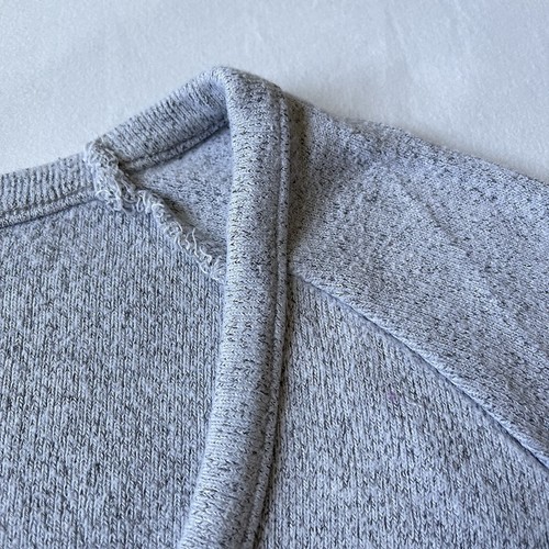 Brandy Melville OS Sweater Gray Long Sleeve Soft Cotton Blend V Neck Pullover - Picture 10 of 22