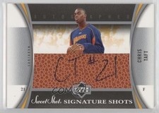 2006 Upper Deck Sweet Shot Signature Shots Leather Chris Taft #SSL-CT Auto 2d8
