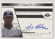 2006 TRISTAR Prospects Plus Farm Hands Auto Jeremy Jeffress #FH22 Auto s3g