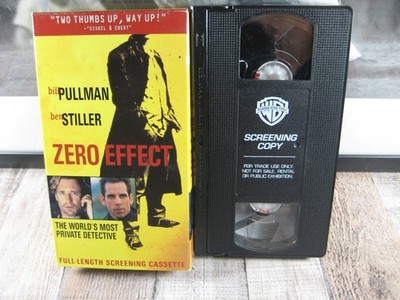 Zero Effect VHS 1998 Bill Pullman Ben Stiller Kim Dickens Screener Promo