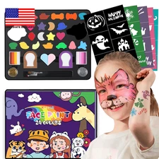 Halloween Makeup Face Painting Kit SFX Look Cosplay Costume Birthday Party Fun D