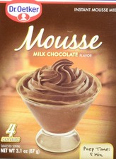 DR OETKER Mousse Chocolate Milk, 3.1 Ounces 1.03 Ounce (Pack of 3)