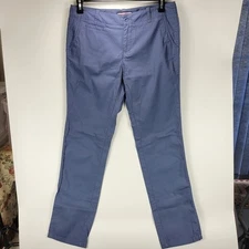Vineyard Vines Striaght Leg Pants Womens Size 10 Blue Business Casual Work
