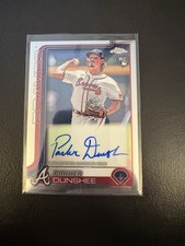 2025 Topps Chrome Parker Dunshee RC ON CARD AUTO Atlanta Braves #RA-PAD