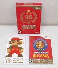 Nice!! Works!! Vtg SUPER MARIO ALL STARS (Nintendo Wii) Complete w/ Manual, Box