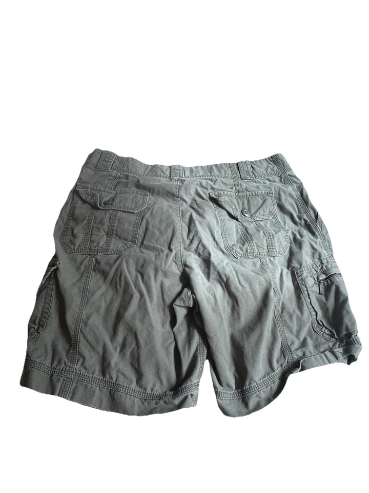 Pantalones Cortos Carga Eddie Bauer Talla 8 Ripstop Senderismo Informales Aire Libre Verde Foto 2 de 4