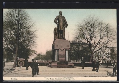 Ansichtskarte Berlin-Tiergarten, Das Roon Denkmal am Königsplatz 