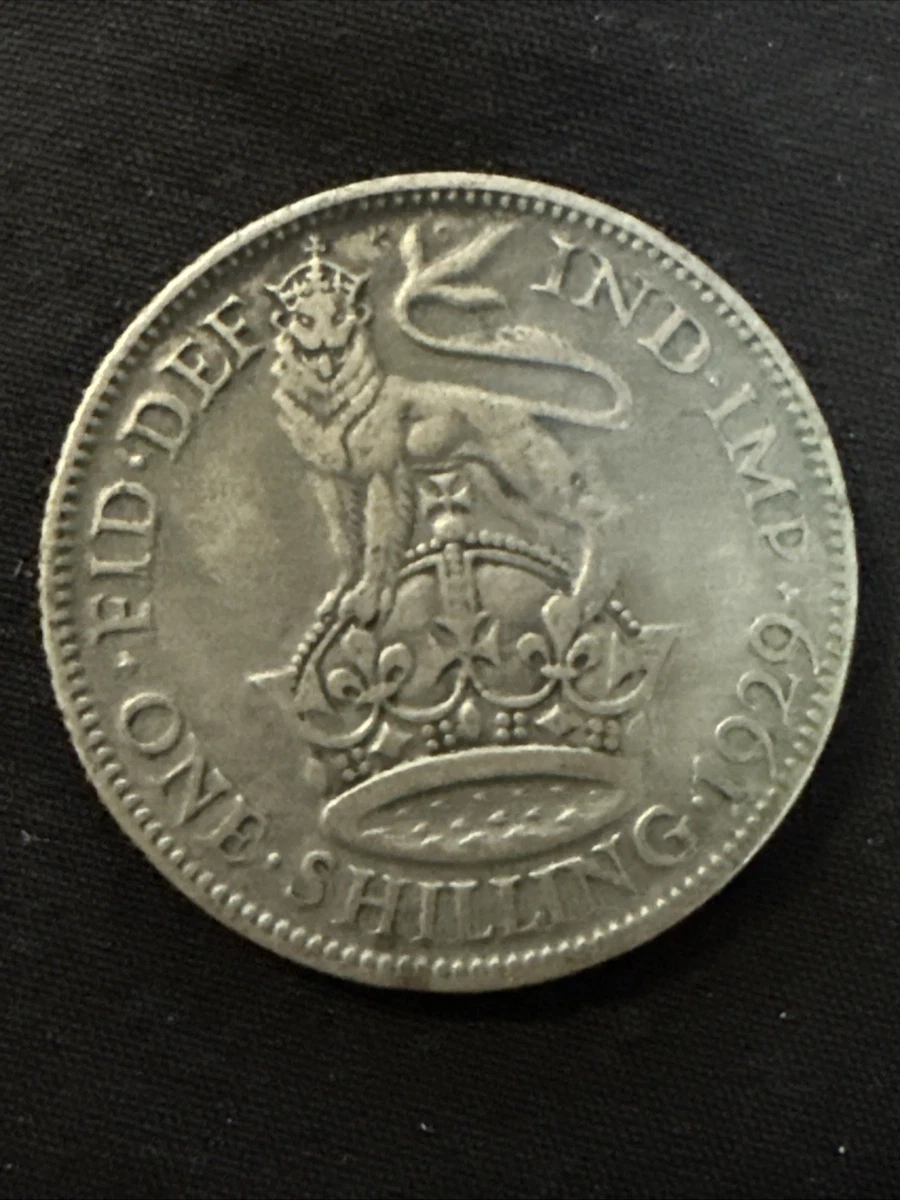 银色1929 年英国硬币| eBay