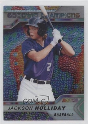 2023 Upper Deck Goodwin Champions Platinum Chameleon 28/49 Jackson Holliday s5q