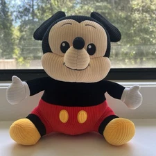 Disney Store Baby Mickey Plush Corduroy