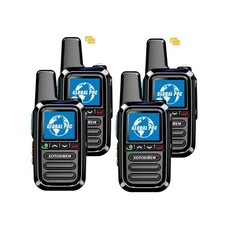 Global Lifetime Free Walkie Talkies Unlimited Range 4G LTE PoC Push-to-Talk O...