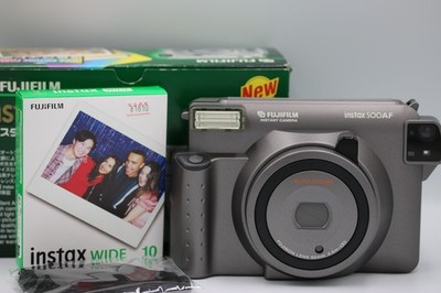 その他 FUJIFILM instax 500AF #125 TOP MINT w/ Box] Fujifilm Instax 500 AF Medium Wide Instant Film