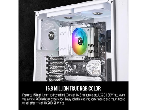 Thermaltake UX200 SE White 5V Motherboard ARGB Sync 16.8 Million Colors 15 - Picture 3 of 5