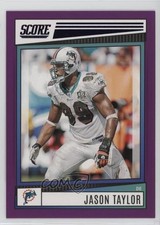 2022 Score Purple Jason Taylor #279 HOF 02v3
