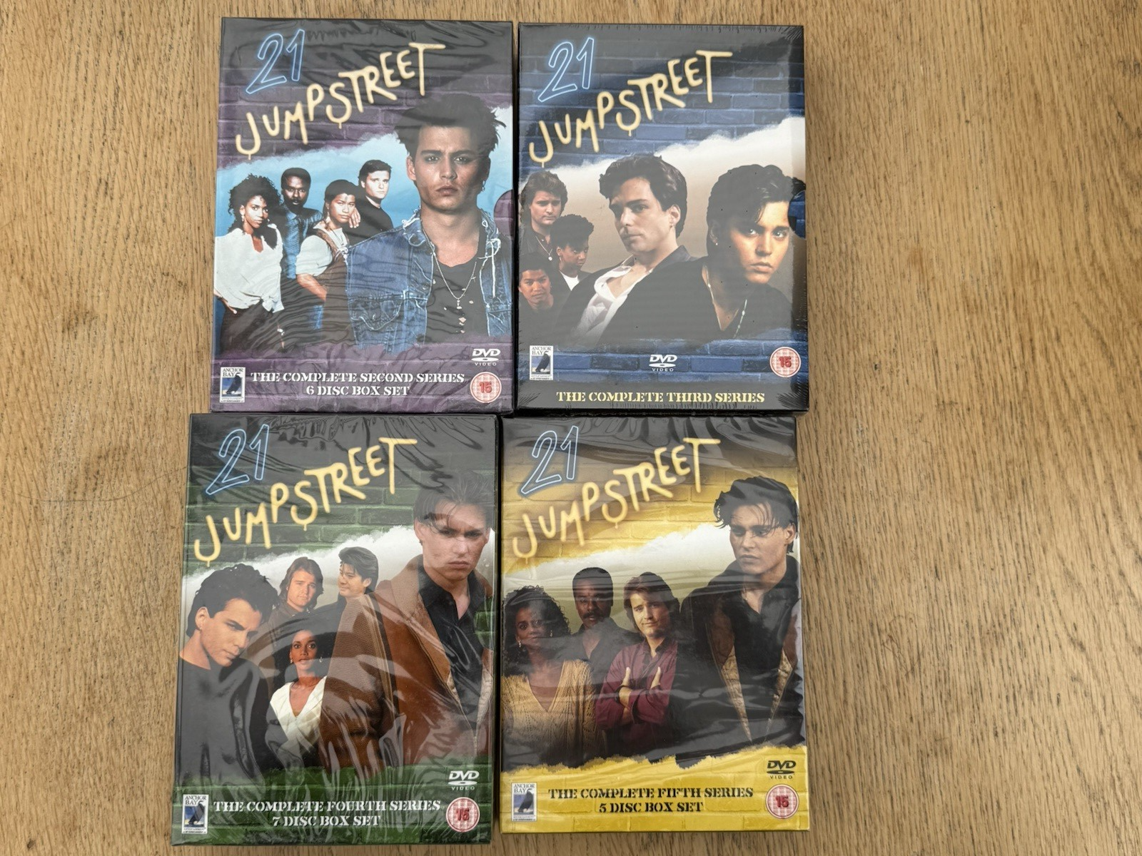 21 Jump Street Series 2- 5 Box Sets New & Sealed Region Free Anchor Bay DVD