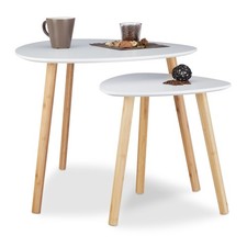 Nesting tables Triangle Tops Lightweight Nesting Side Tables Accent Tables
