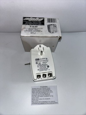 MG Electronics Plug In 16.5VAC Class 2 Transformer MGT1640P 40 VA  - NEW