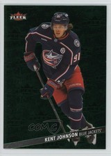 2025-26 Upper Deck Fleer Ultra Medallions Emerald Green 2/10 Kent Johnson 0d18