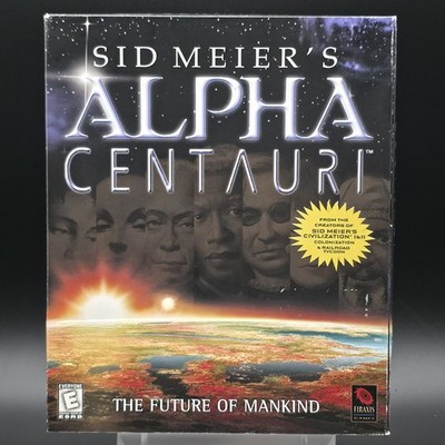 Sid Meier's Alpha Centauri: The Future of Mankind, 1999, Big Box, New & Sealed
