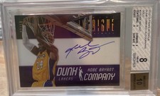 Kobe Bryant 2012-13 Panini Intrigue Auto /10 BGS 8 Auto 10 Lakers RARE Gold pop1