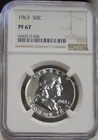 1963 US Proof Franklin Half 50c NGC PF67