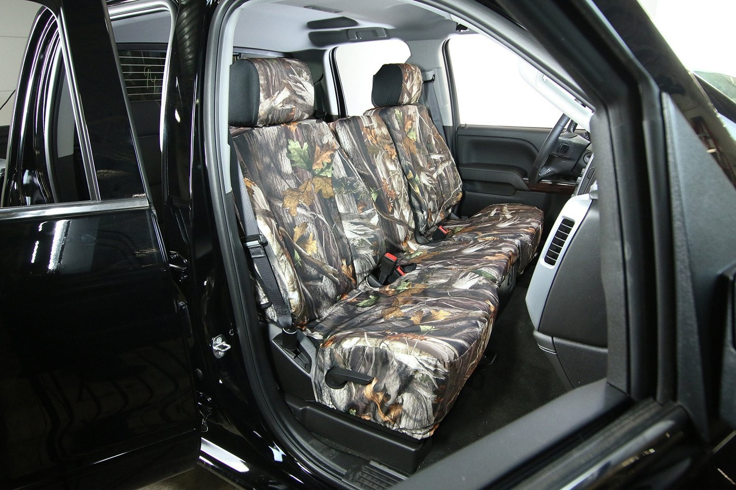 For Nissan Sentra 13-19 Saddleman Neoprene 1st Row Camouflage Custom Seat Covers