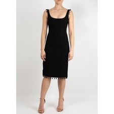 Prada Bodycon Midi Dress UK6 in Black RRP £850