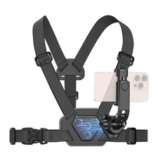 Upgraded Magnetic Phone Chest Strap Harness Mount, Magnetic Quickly Release A...
