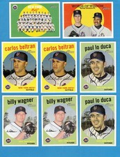 2008 Topps Heritage New York Mets 1-720 Master Team Set SPs! Black Backs!