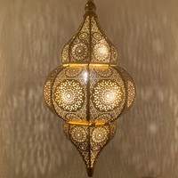 Lampe Leuchte Deckenlampe Orientalisch Indische HäNgelampe Deckenlampe Jaya Gold